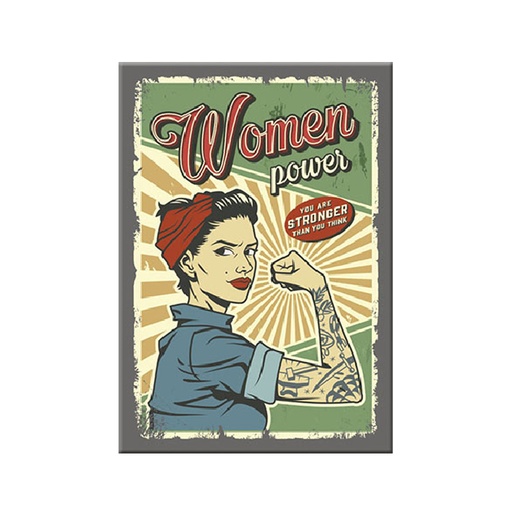 Women Metal Magnet