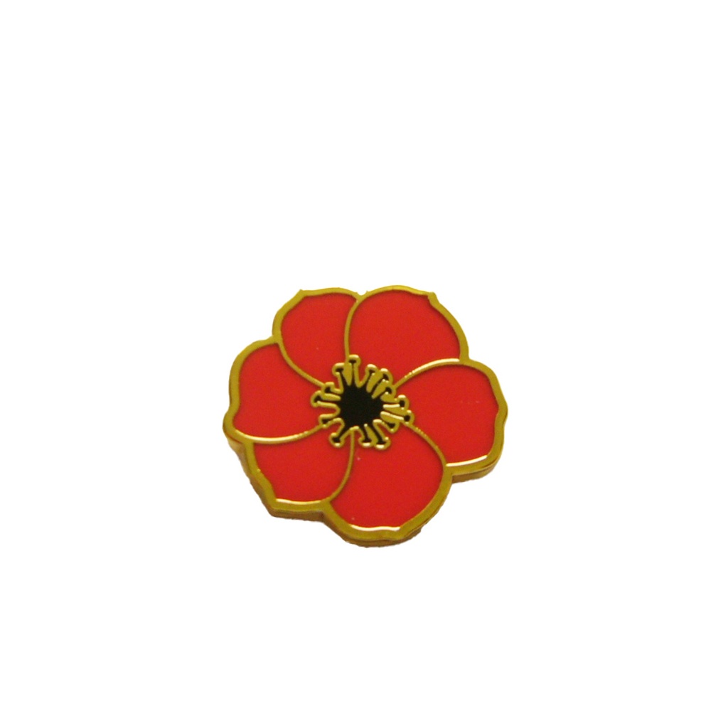 Poppy Enamel Badge