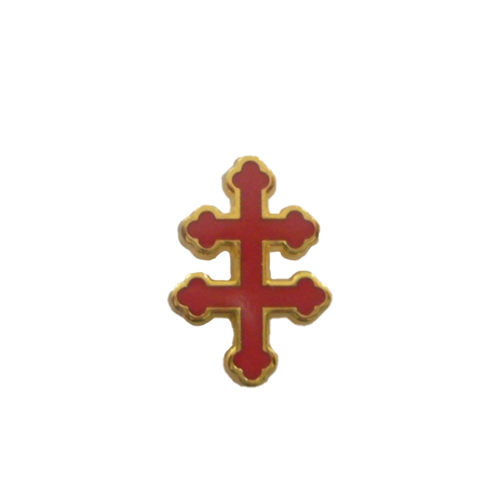 Cross of Lorraine Enamel Badge