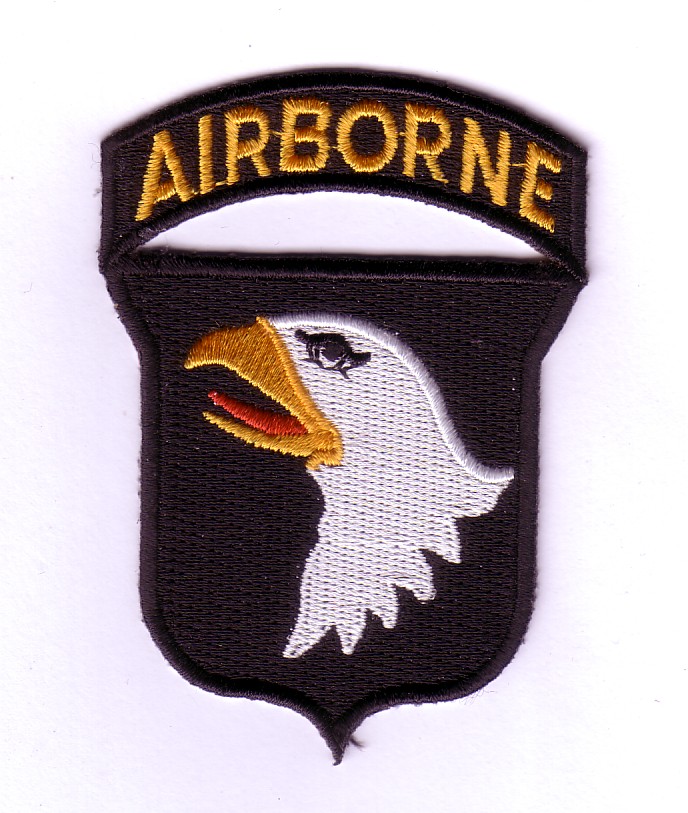 101st Airborne Fabric Crest