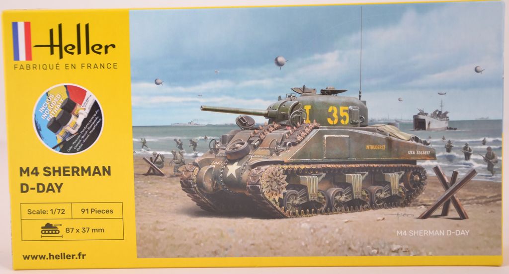 Maquette M4 Sherman D Day