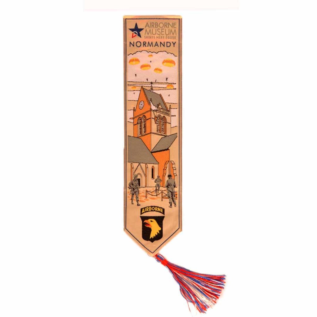 101st Airborne Silk Bookmark