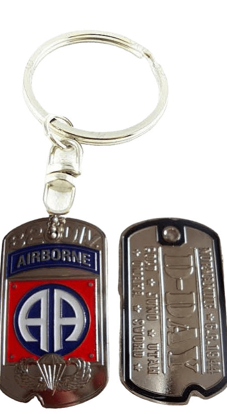 Porte Cle Dog Tag 82Eme