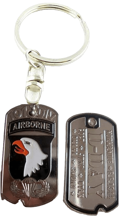 Porte Cle Dog Tag 101Eme