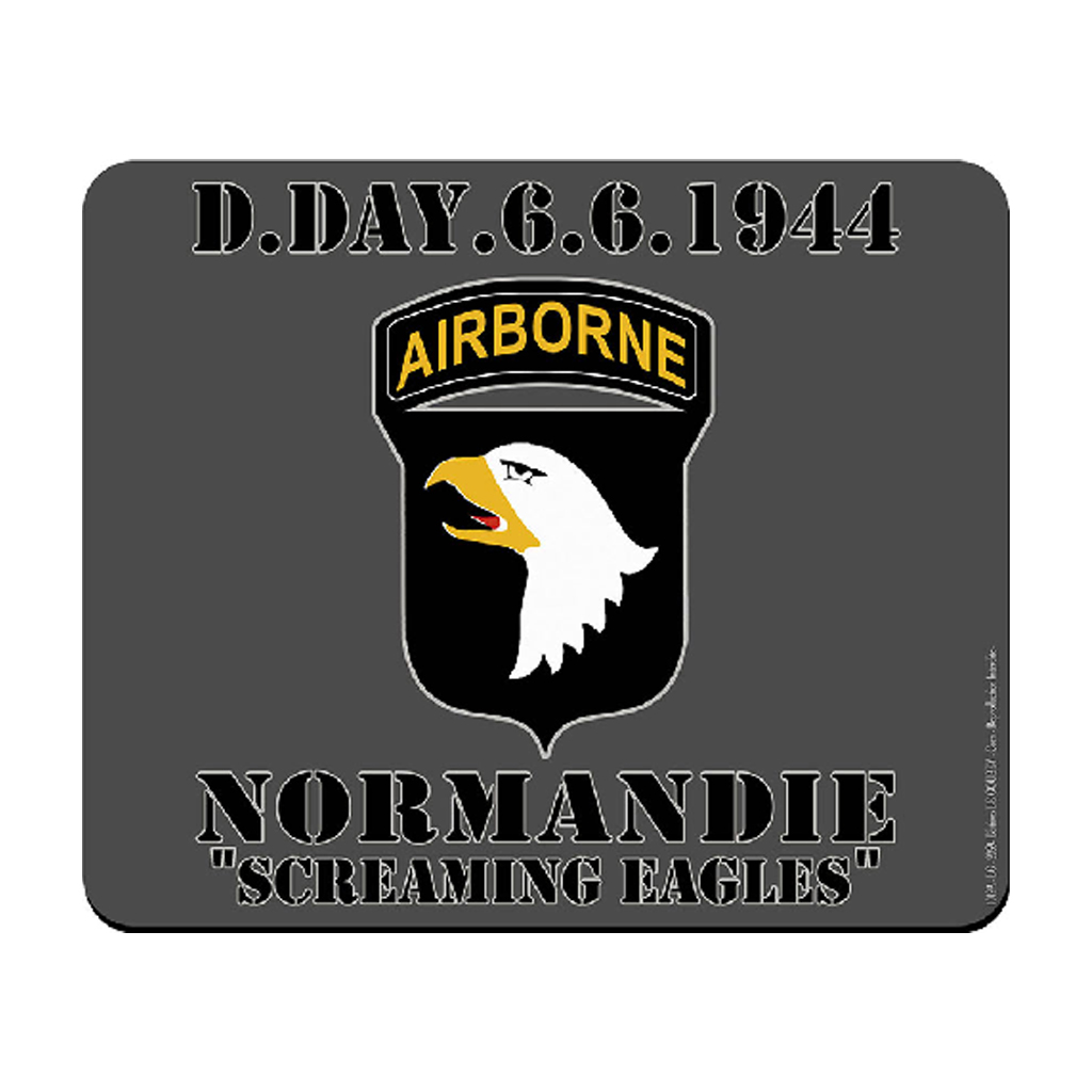 Grey 101st Airborne Mouse Pad