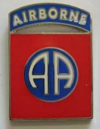 [15524  BRITTANY] Badge Email 82Nd Us Airborne