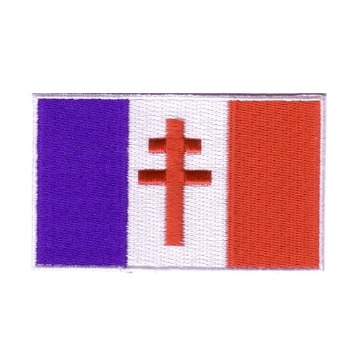 [20672 BRITANNY] Ecusson Drapeau France Libre