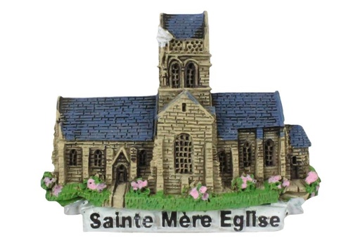 [1714710-14516 GROSS] Magnet Eglise Resine