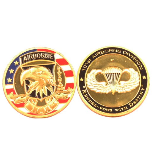 [D11-235  MED101 STY E] Médaille 101st Airborne Division Style