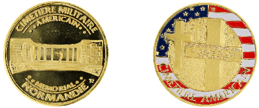 [D11-316 MED CIM AM EL] Médaille Cimetière Américain