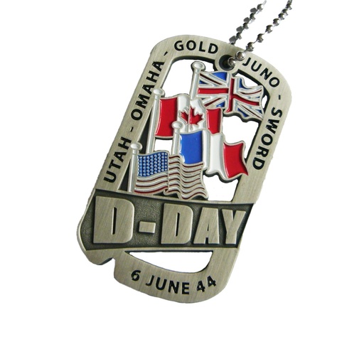 [38429  BRITTANY] Dog Tag D-Day S Ajouree