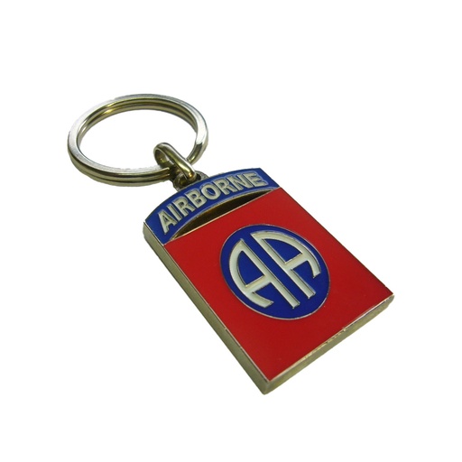 [16358 BRITTANY] Porte Cle Metal 82Nd Us Airborne