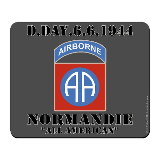 [1019A 2270 LE GOUBEY] Grey 82nd Airborne Mouse Pad