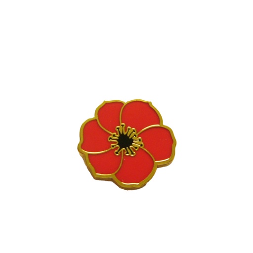 [43579 brittany] Poppy Enamel Badge